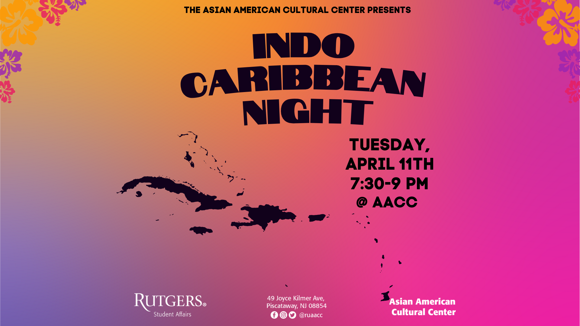 Indo-Caribbean Night flyer